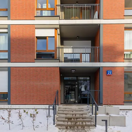 Апартаменты Sarmacka 23 Next To Medicover And Paley